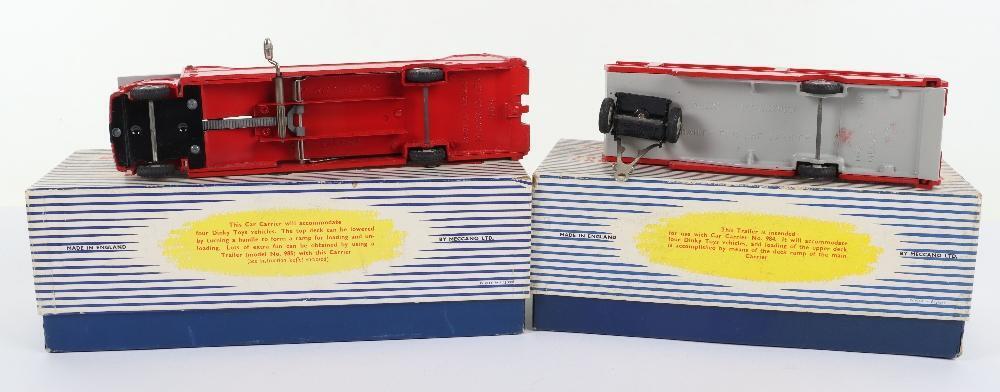Dinky Supertoys Boxed 984 Car Carrier and 985 Trailer