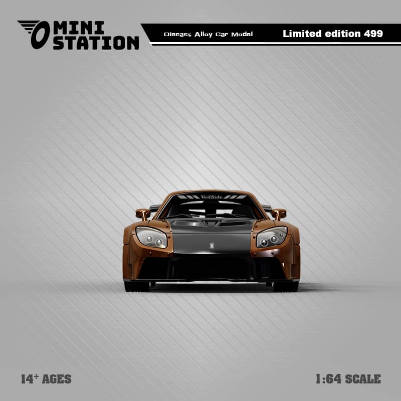 Mazda RX-7 Veilside Metallic Brown / Black 1:64 Scale Diecast