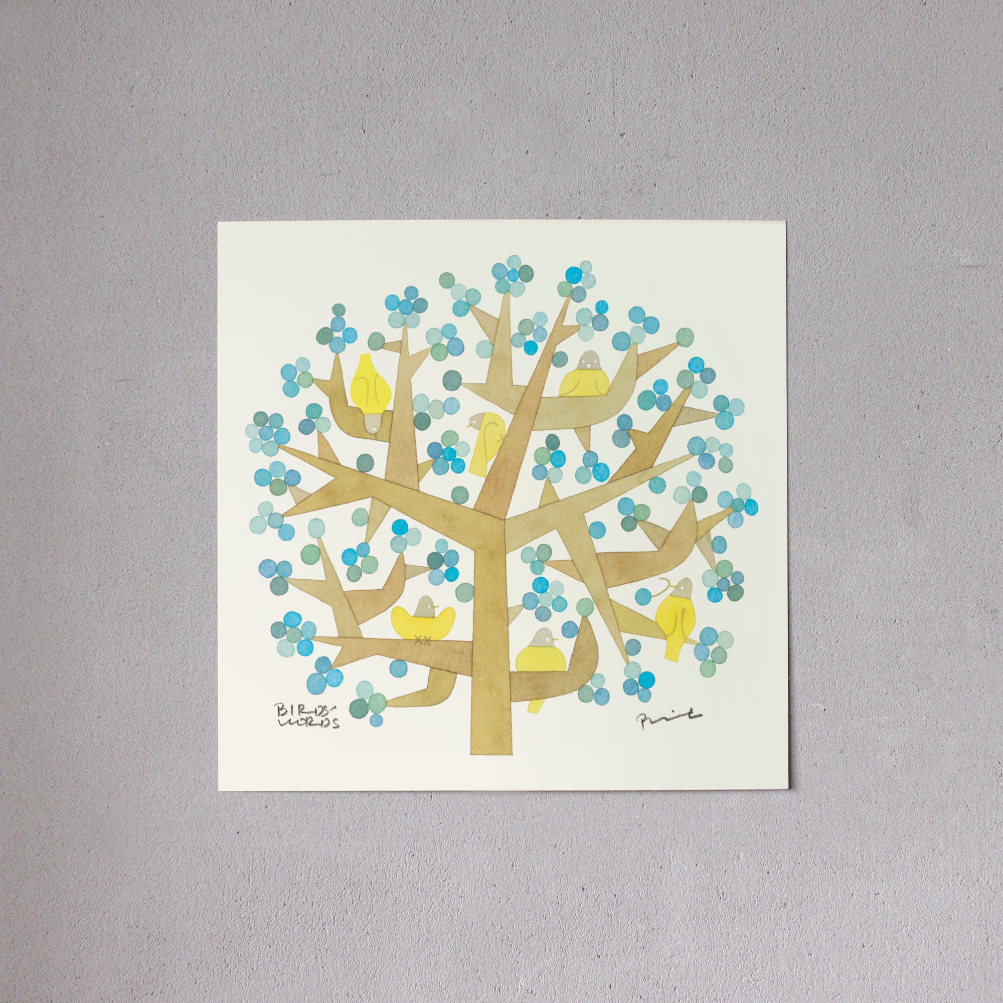 ポスター 20cm / TREE OF LIFE – BIRDS' WORDS