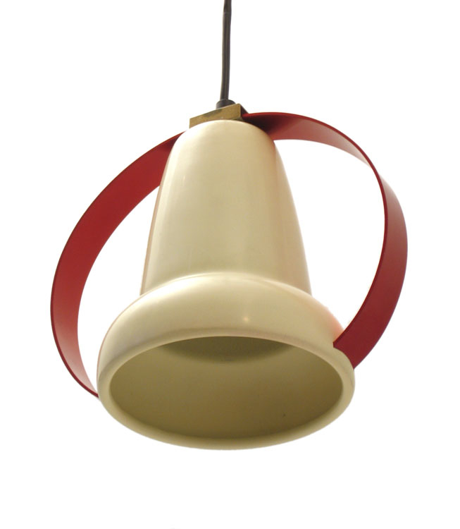 Charlotte Perriand Philips Midcentury lamp, 50s vintage retro pendant