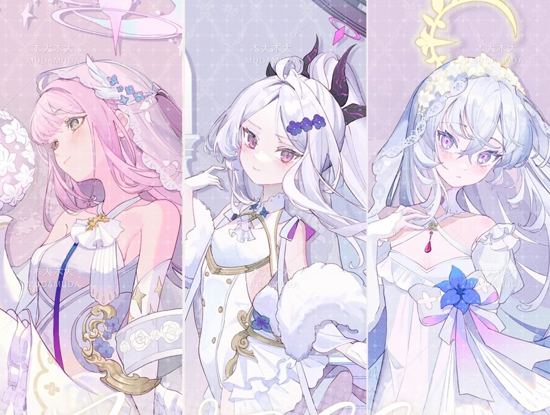 ブルーアーカイブ Blue Archive 白洲アズサ 聖園ミカ 空崎ヒナ