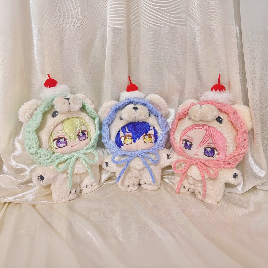 あんスタ いつぬい】 チェリーくまさんボンネット - tenmenuiii - BOOTH