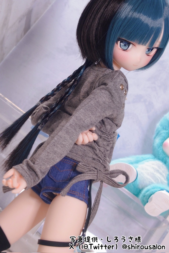 8～9インチ即納ウィッグ【ブレイドバングボブ】MDD.DD.SDサイズ ドール