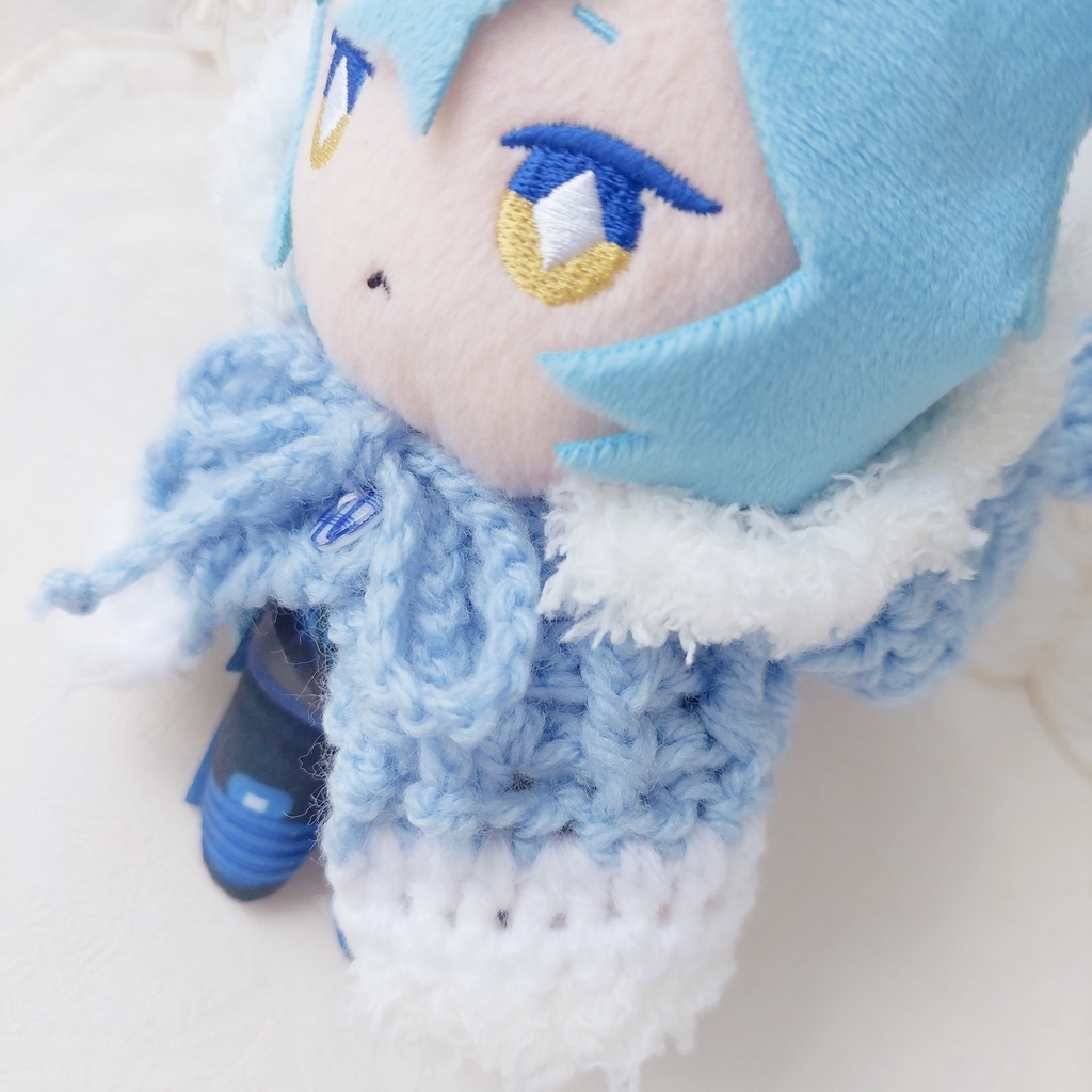 16センチEXぬい用着ぐるみ 水色白 - miyaあむあむ - BOOTH