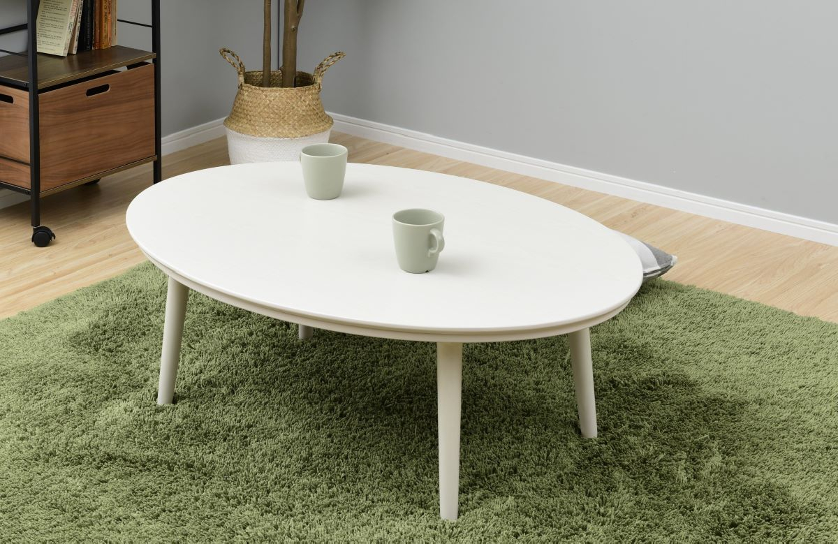 商品情報_テーブルこたつ 楕円形（105×75cm） | 山善の商品情報サイト
