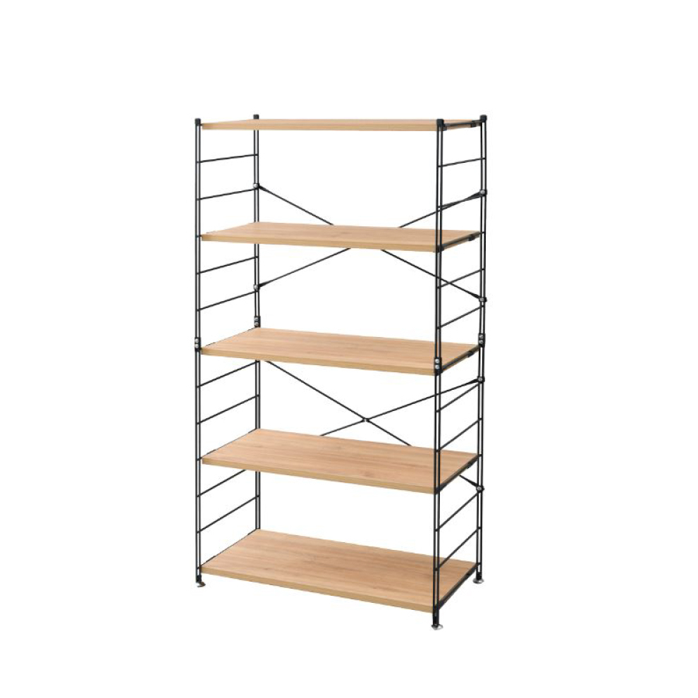 商品情報_ウッドシェルフ(5段） | 山善の商品情報サイト | YAMAZEN BOOK