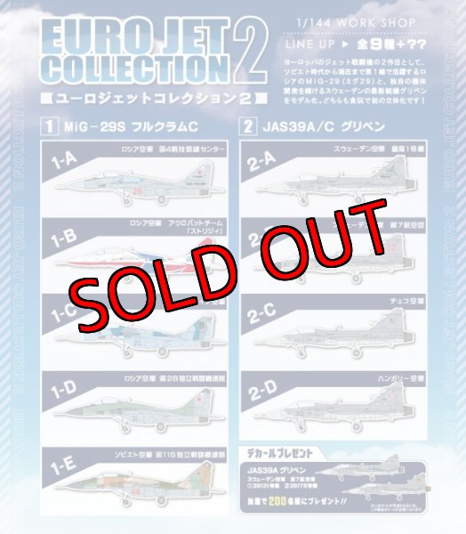 エフトイズ 1/144戦闘機 ユーロジェットコレクション2 1-A MiG-29S