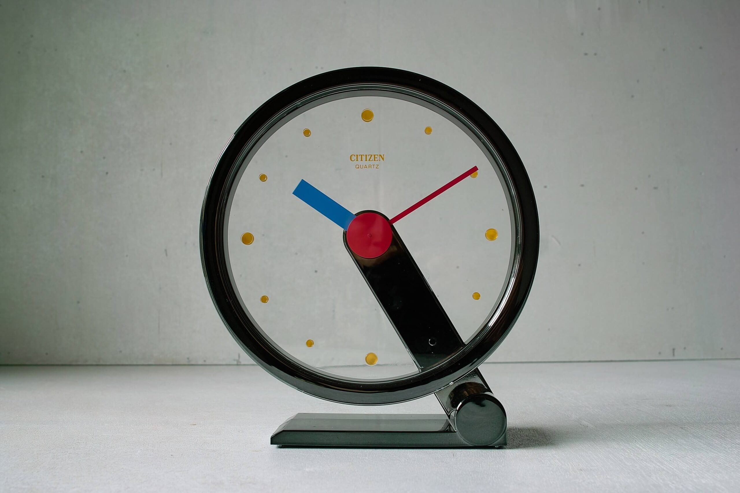 No.7818「CITIZEN 置時計：ポストモダン」SOLD | ボルトナットマーケット