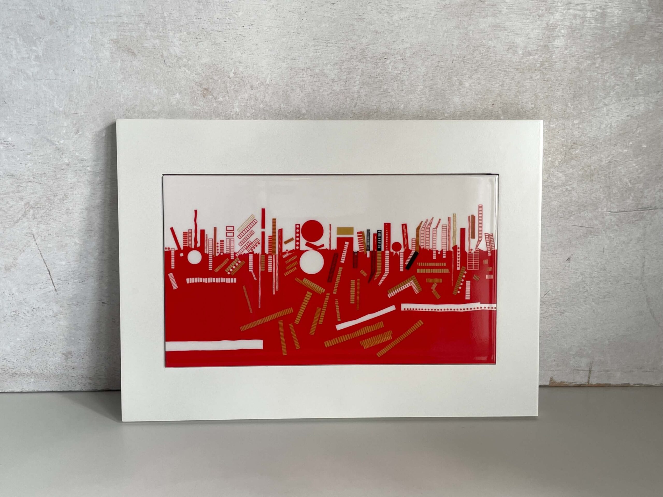 No.9752「陶額〈驚くべき風景A〉：猪熊弦一郎」28×20cm SOLD | ボルト