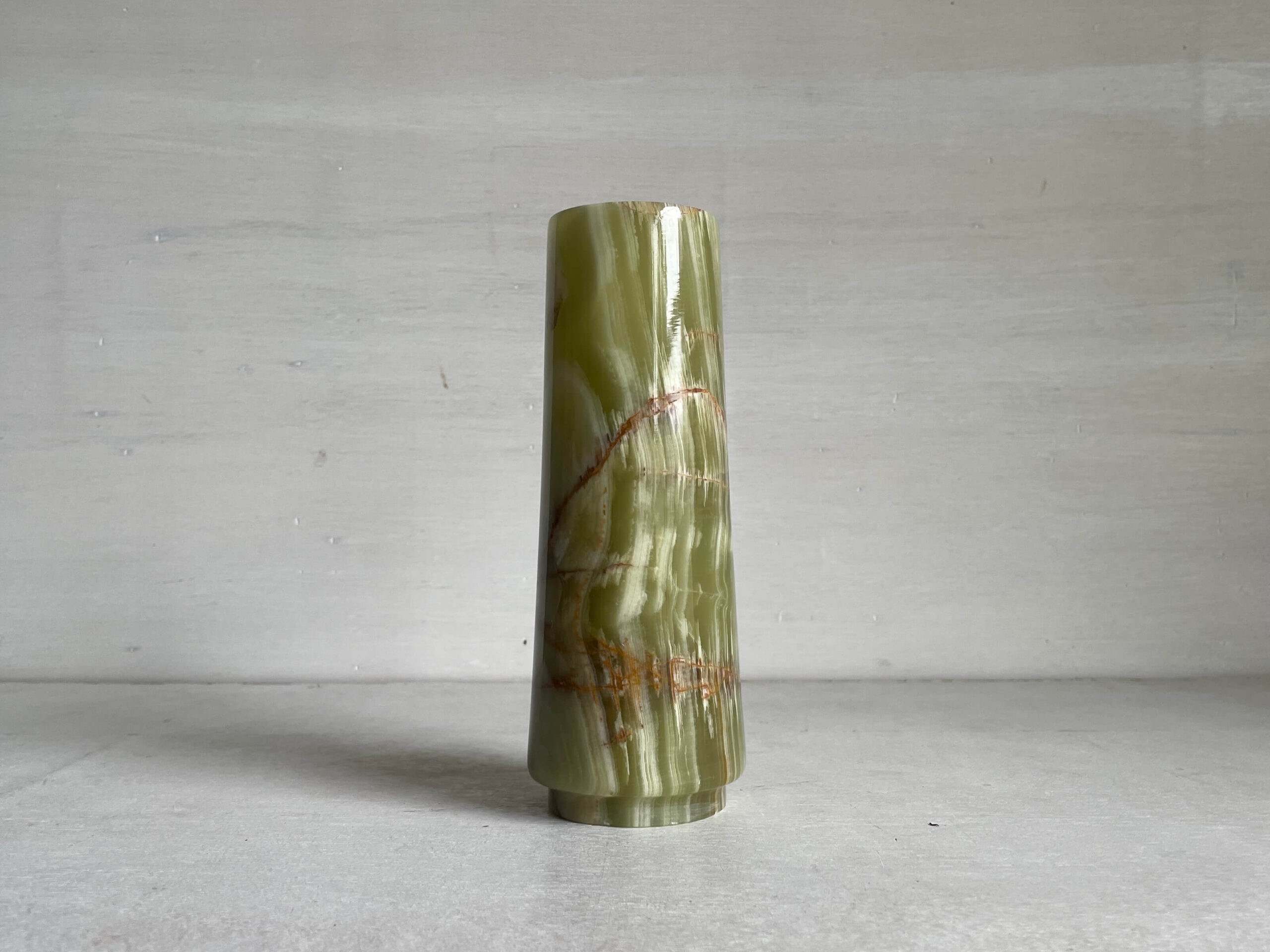 No.10740「オニキスのフラワーベース」高さ17.5cm SOLD | ボルトナット