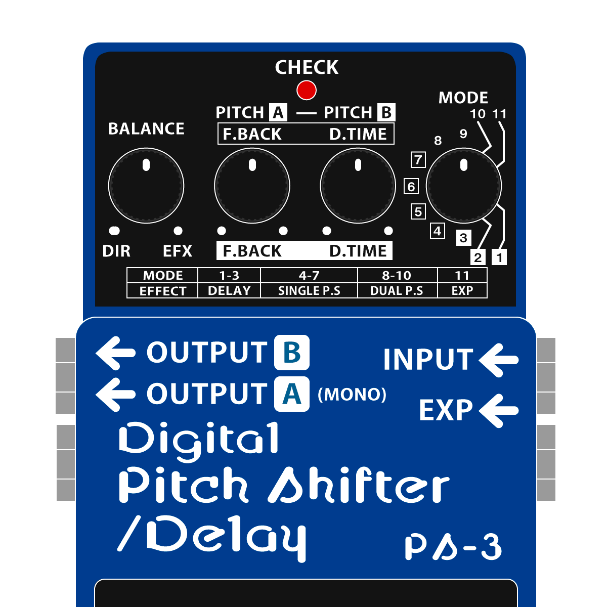 PS-3 Digital Pitch Shifter / Delay（デジタルピッチシフター