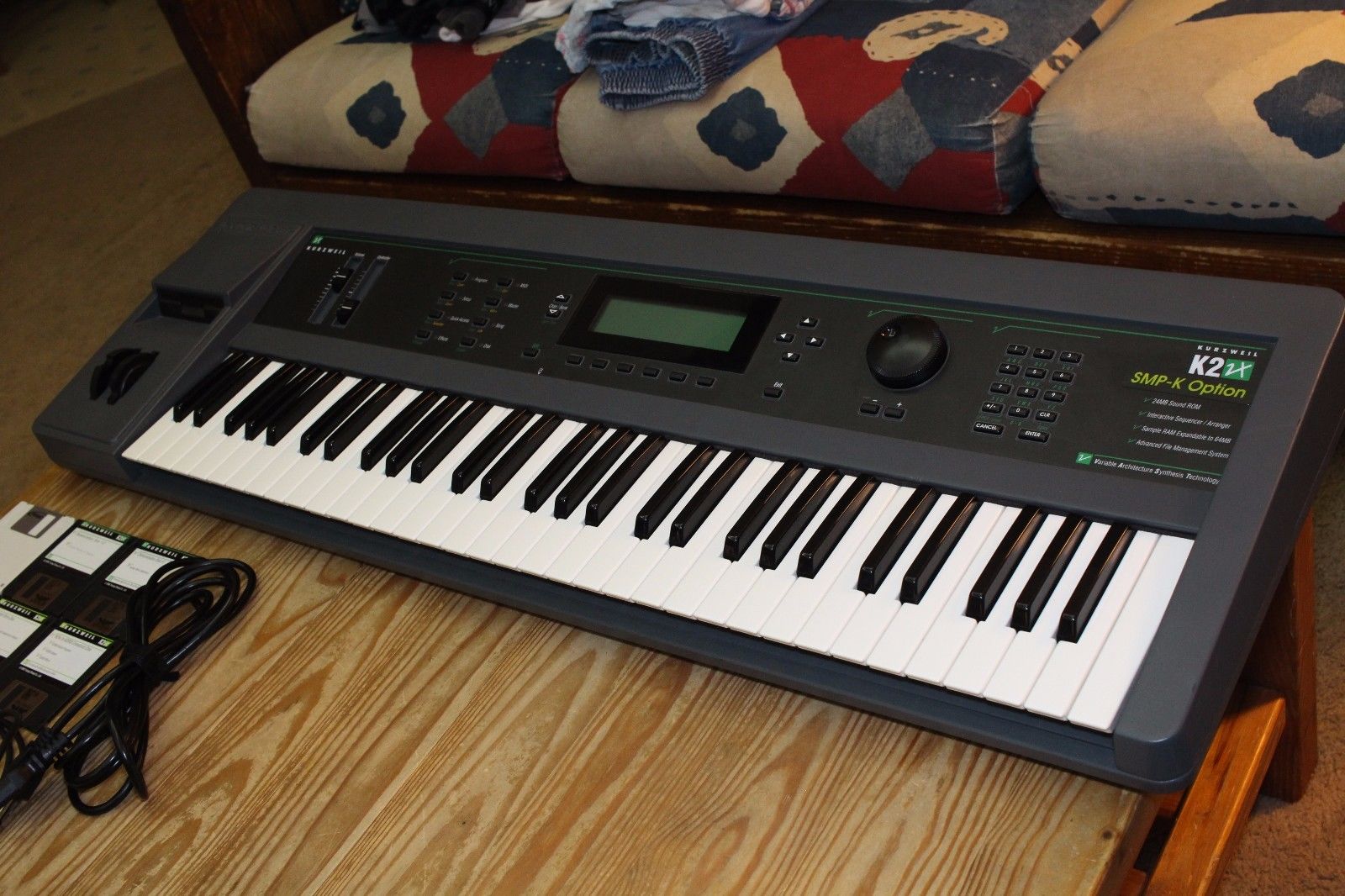 MATRIXSYNTH: Kurzweil K2VX (K2000) Synth/Sampler Maxed Out w/ Extras