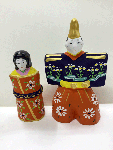 びんごやさん: 中湯川土人形 お雛様