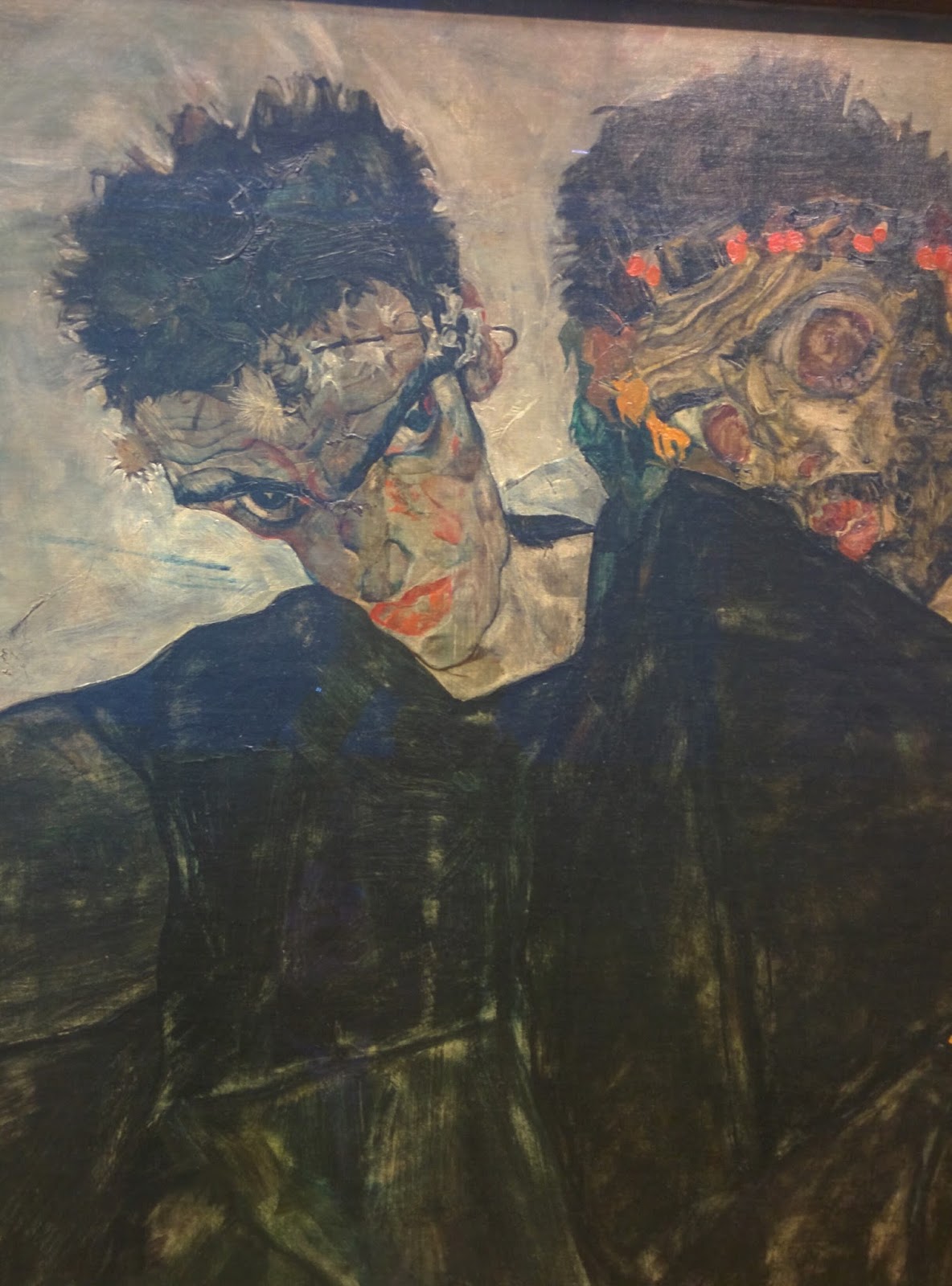 きょうの絵画 (洋画：批評・美術史・展覧会): 『隠者たち』エゴン・シーレ