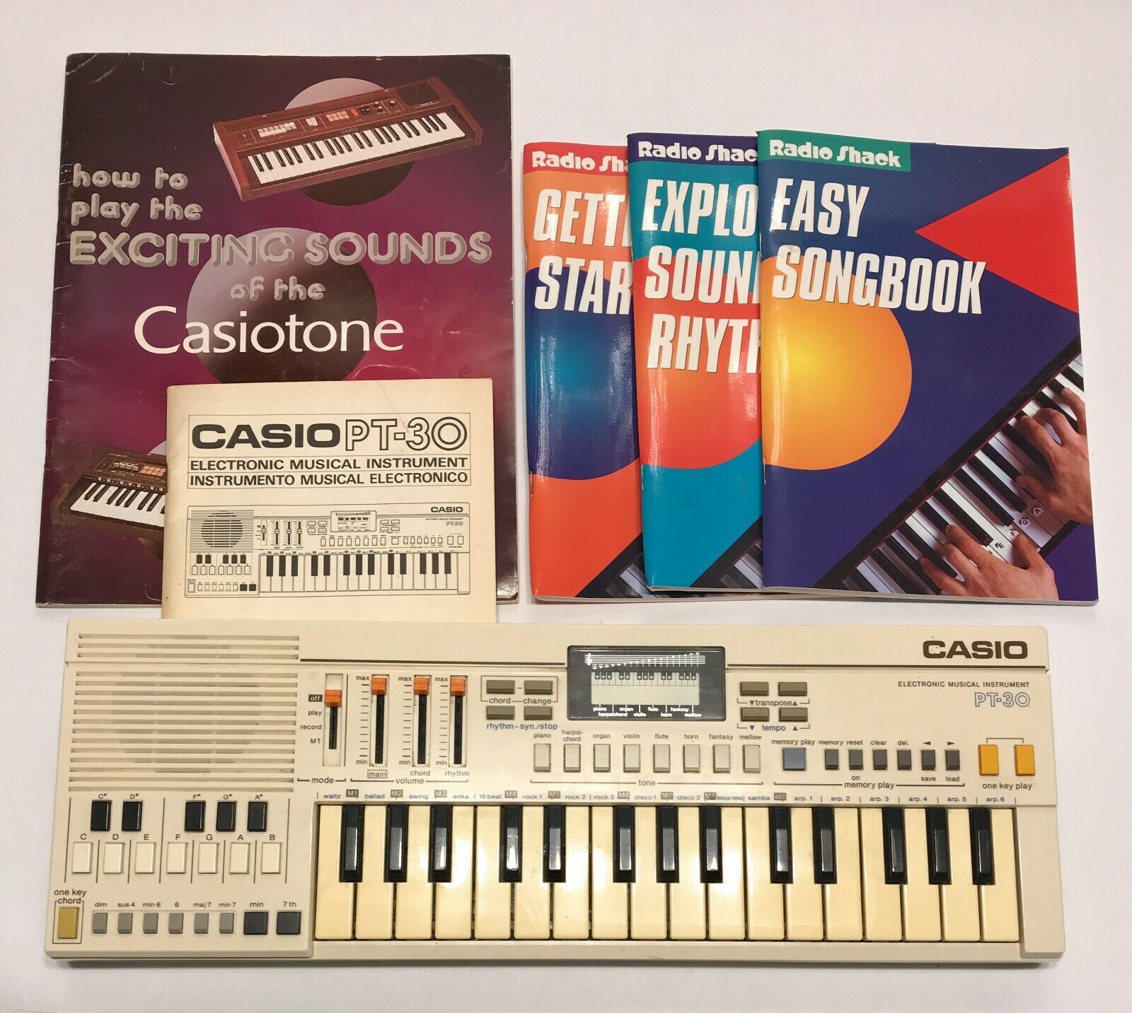 MATRIXSYNTH: Vintage Casio Casiotone PT-30 w/ Original Docs
