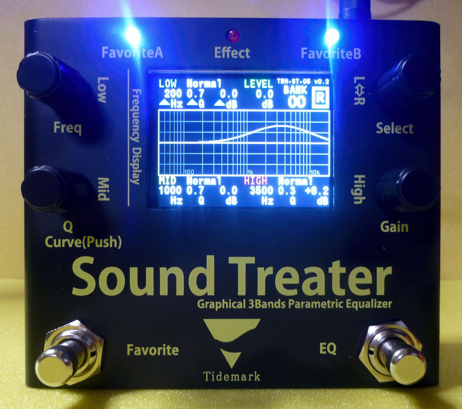 ギターでハッピー！: デジタルEQ Tidemark「Sound Treater」
