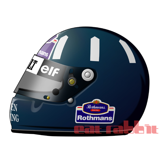 JFC F1 ヘルメット デーモン・ヒル 1999 1/12 JFC F1 ヘルメット