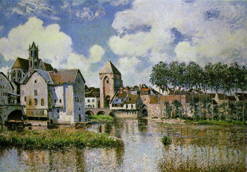 シスレー（アルフレッド・シスレー,Alfred Sisley）の代表作品・経歴