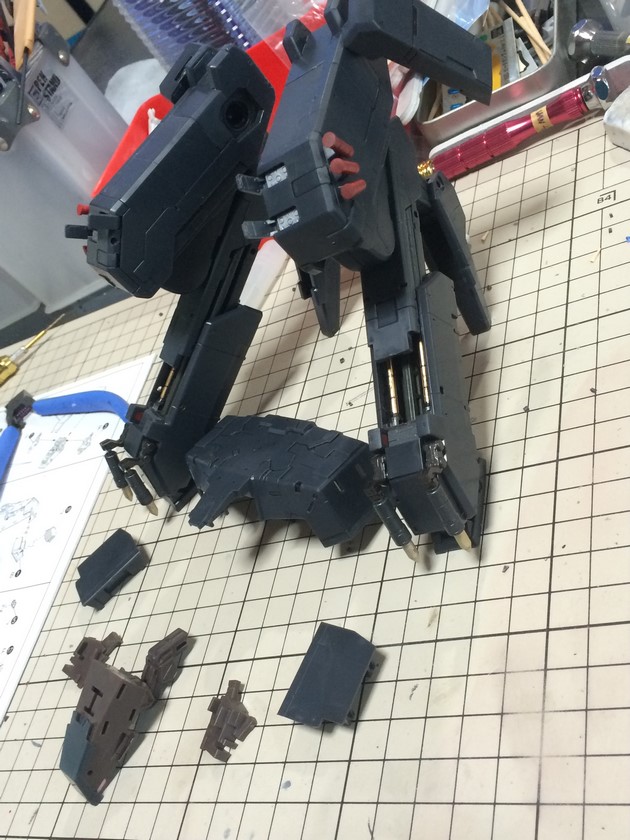 METAL GEAR REX Black Ver. 製作アルバム① | 哀シイケドコレ戦争