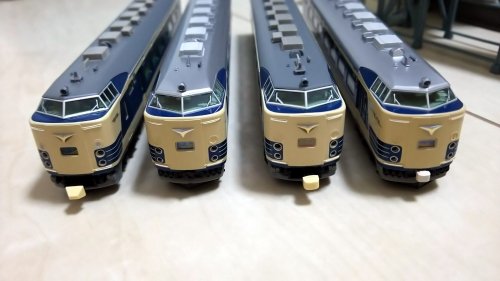 KATO 581系 基本セットの入線 - 入線車両
