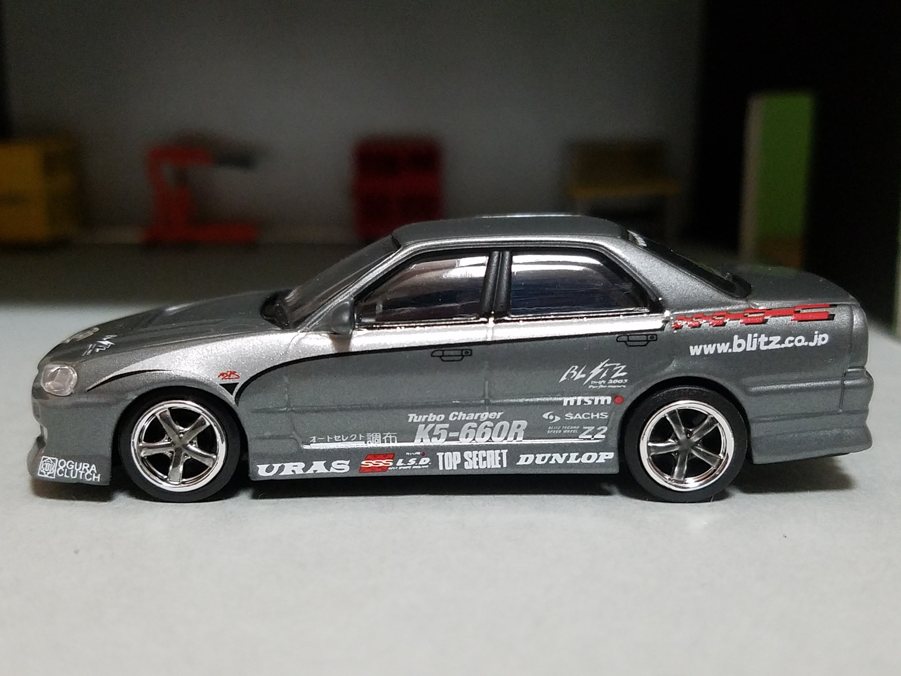 日産 BLITZ ER34 スカイライン 4ドア K5-660R仕様 2002 D1GP (HOTWORKS