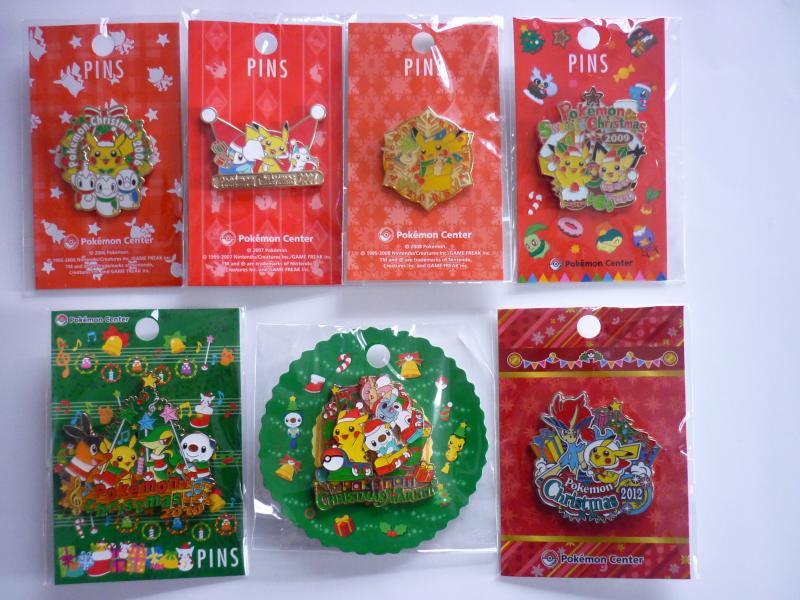 ぽけもん☆かふぇ ポケモンセンター クリスマス ピンズ 2