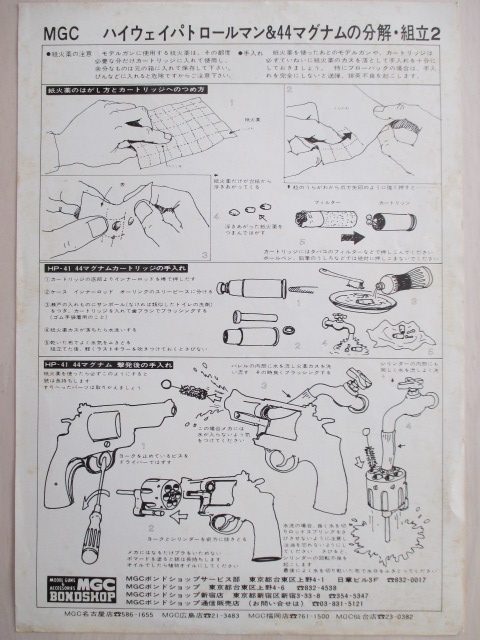 ハイウェイパトロールマン＆44マグナム 取扱説明書 | Dream Garage KURO