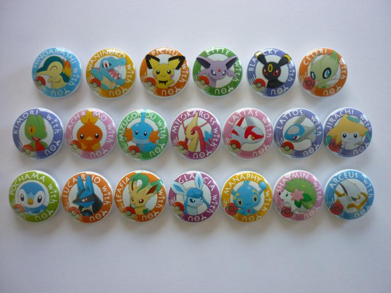 ぽけもん☆かふぇ POKEMON with YOU 缶バッジ