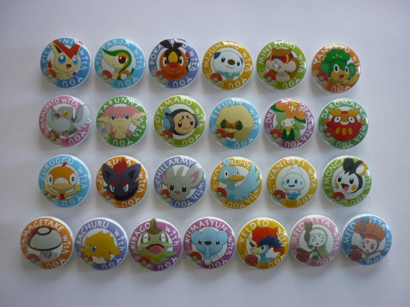 ぽけもん☆かふぇ POKEMON with YOU 缶バッジ
