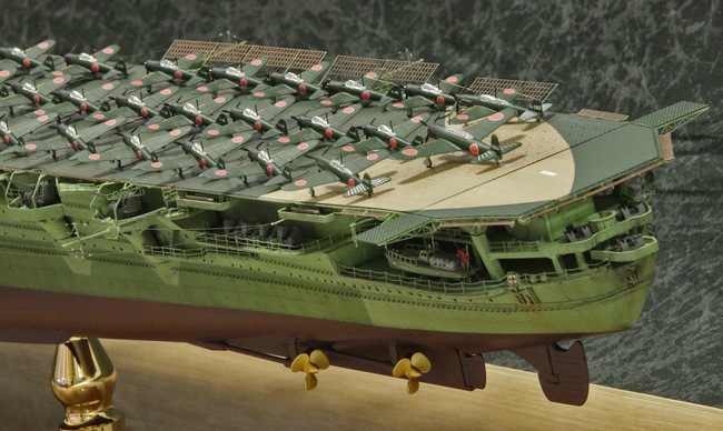 HIGH-GEARedの模型と趣味の日常 1/350航空母艦「瑞鶴」完成写真 その2