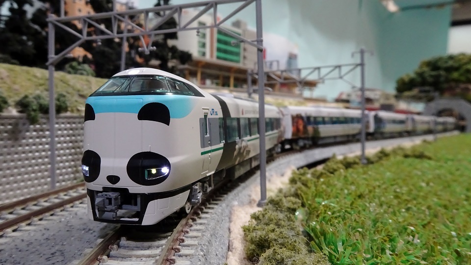 JR 287系 パンダくろしお・Smileアドベンチャートレイン・新ロゴ 入線