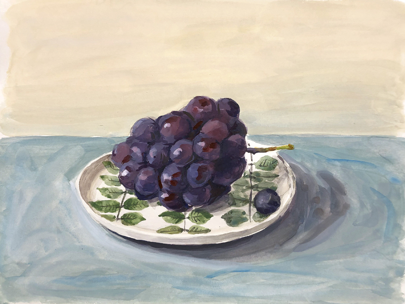 ぶどう - 今ふたたびの絵画へ