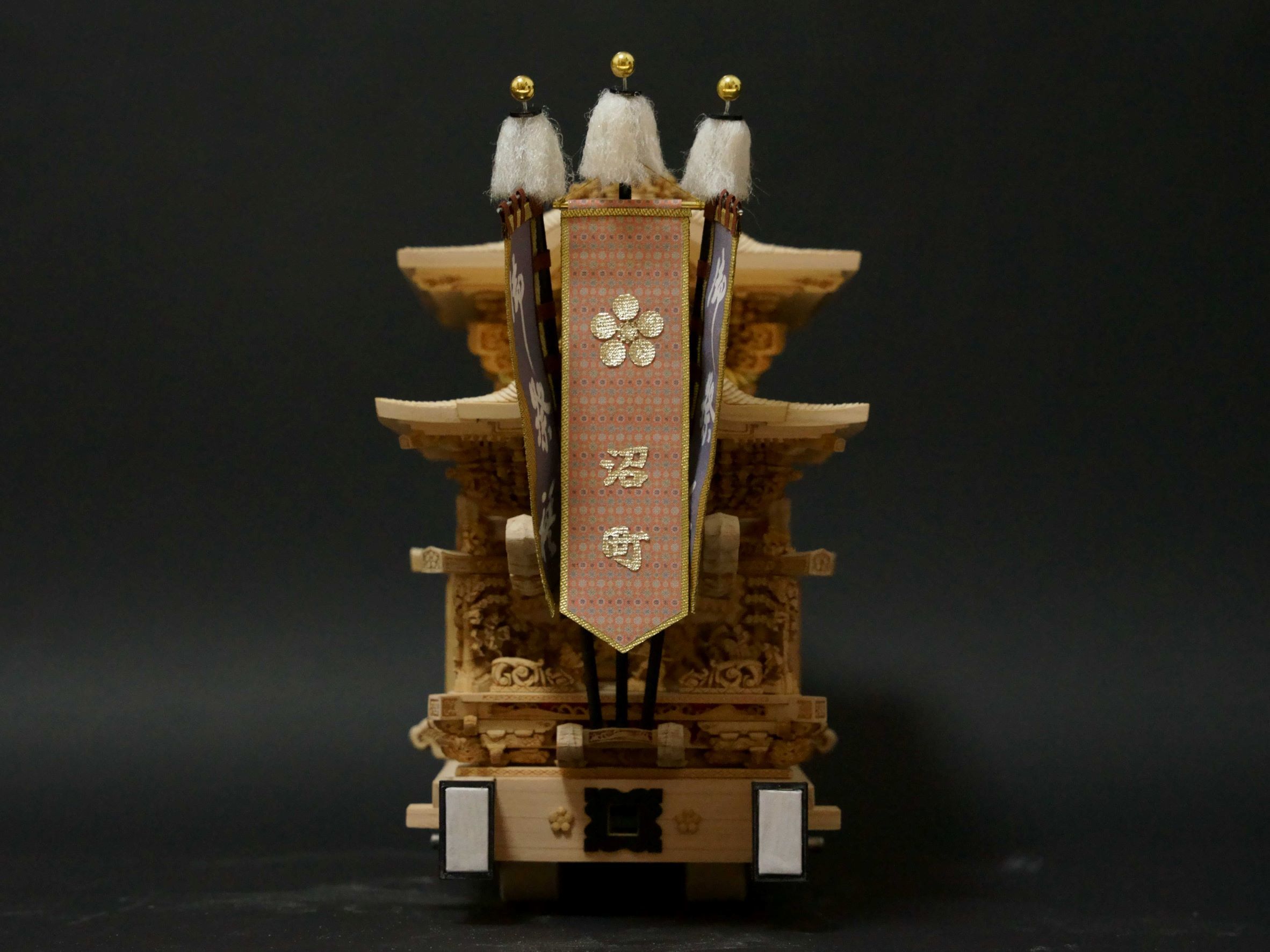 沼町先代地車1/20モデル - ミニだんじり製作 織広堂