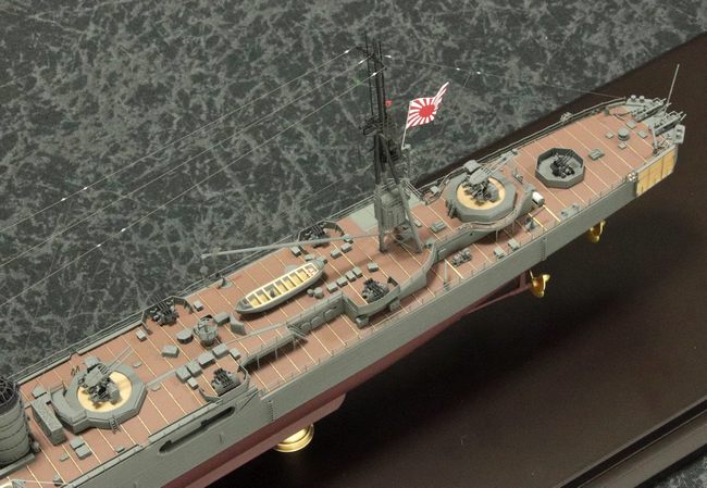 HIGH-GEARedの模型と趣味の日常 1/350防空巡洋艦「五十鈴」完成写真