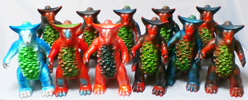 ブルマーク製】足裏刻印付ウルトラ怪獣オクスター（当時物
