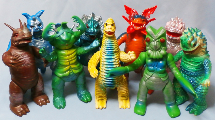 ブルマーク製】足裏刻印付ウルトラ怪獣オクスター（当時物