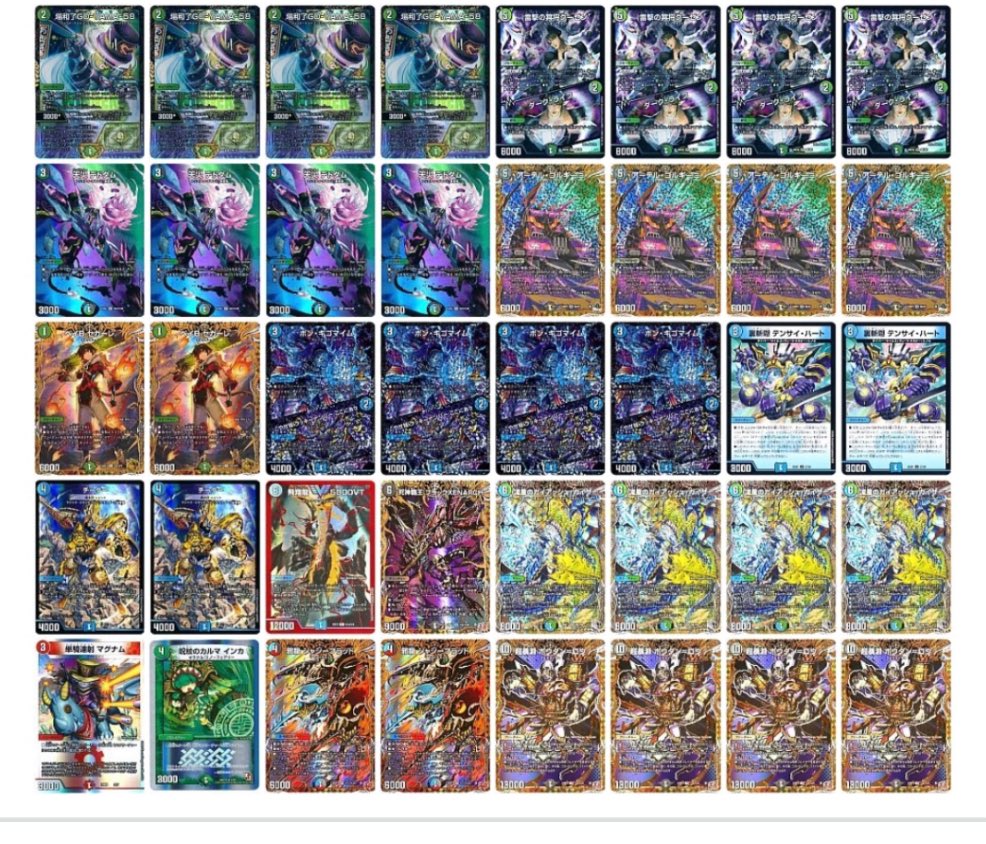 デュエマ オリジナルCS】「彩強CS in ゴエロコ(2025/9/7)」結果 アナ
