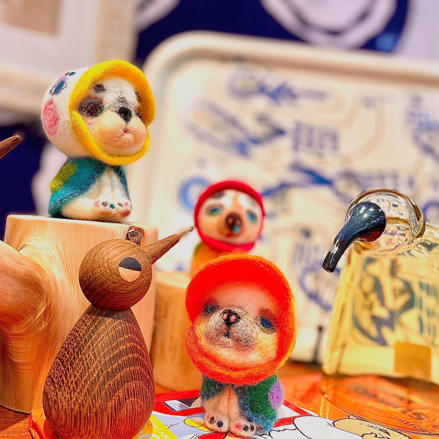 アペテラでhassu展開催！羊毛フェルト作家hassu氏のkawaiiフィギュアが