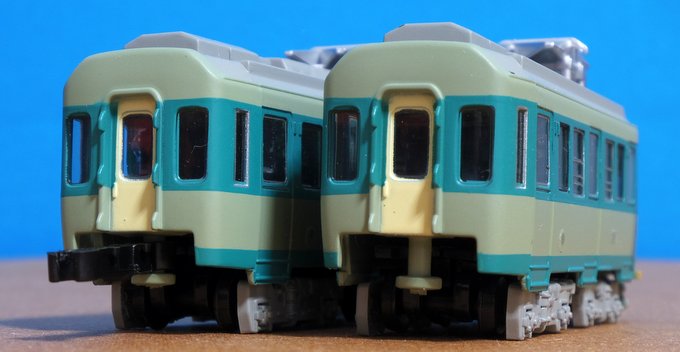 実車まんま3ドアのBトレ京阪80型！鉄コレとも比較してみた【写真