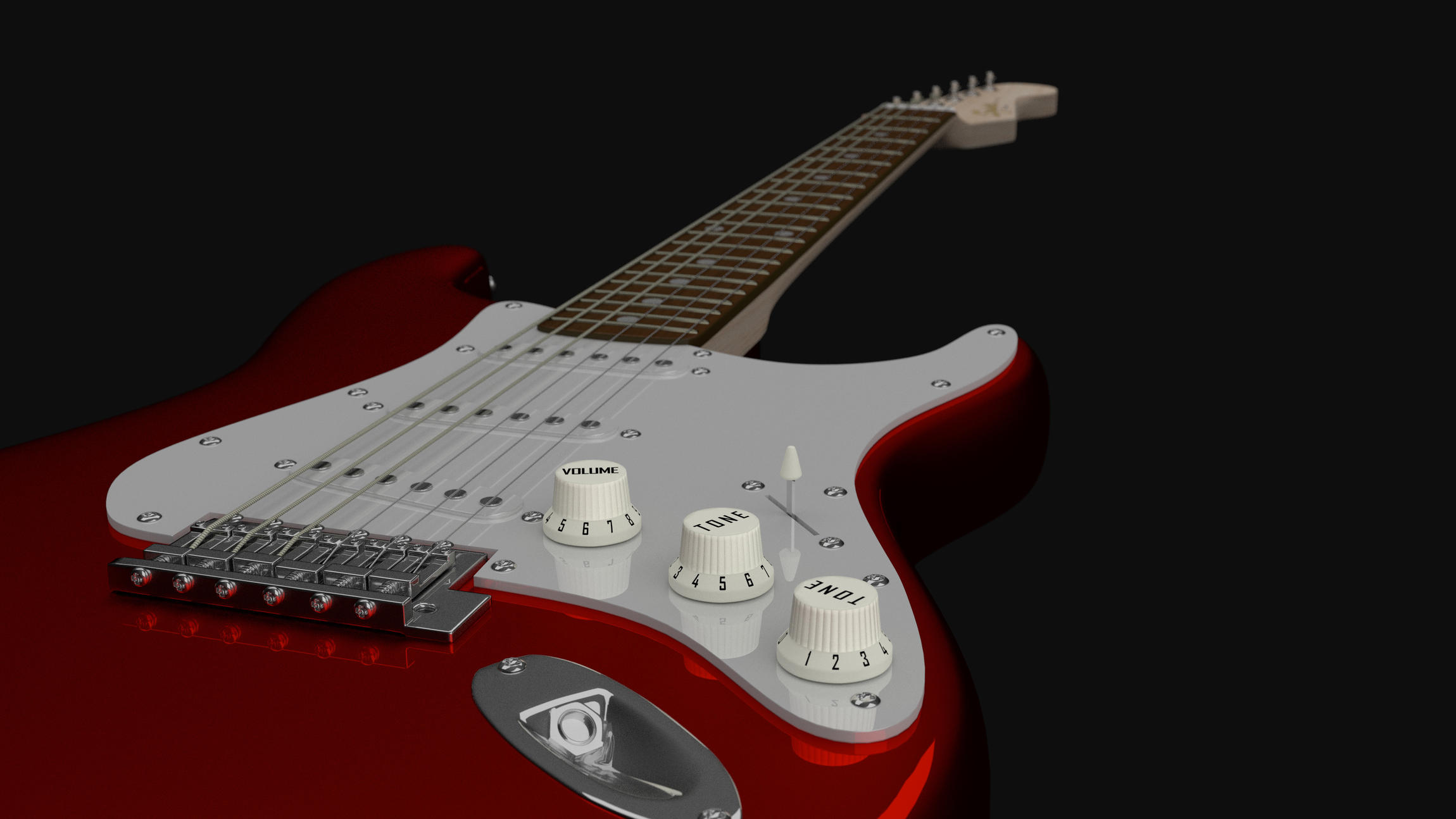 fender electric guitar model - Finished Projects - Blender Artists