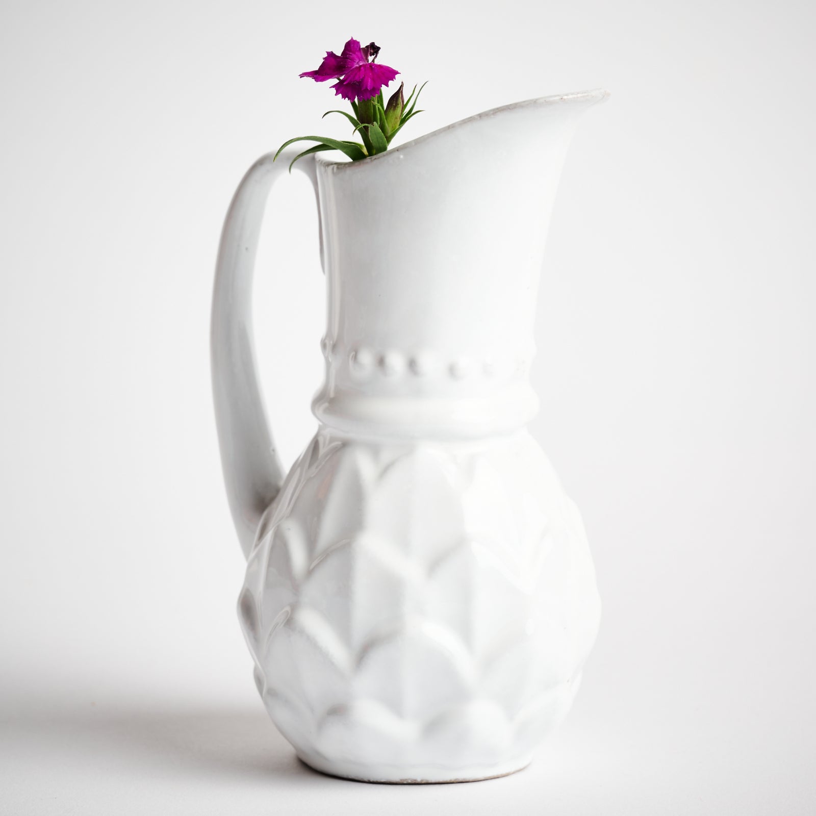 Astier de Villatte Small Gedeon Pitcher- Paris, France – Blanche +