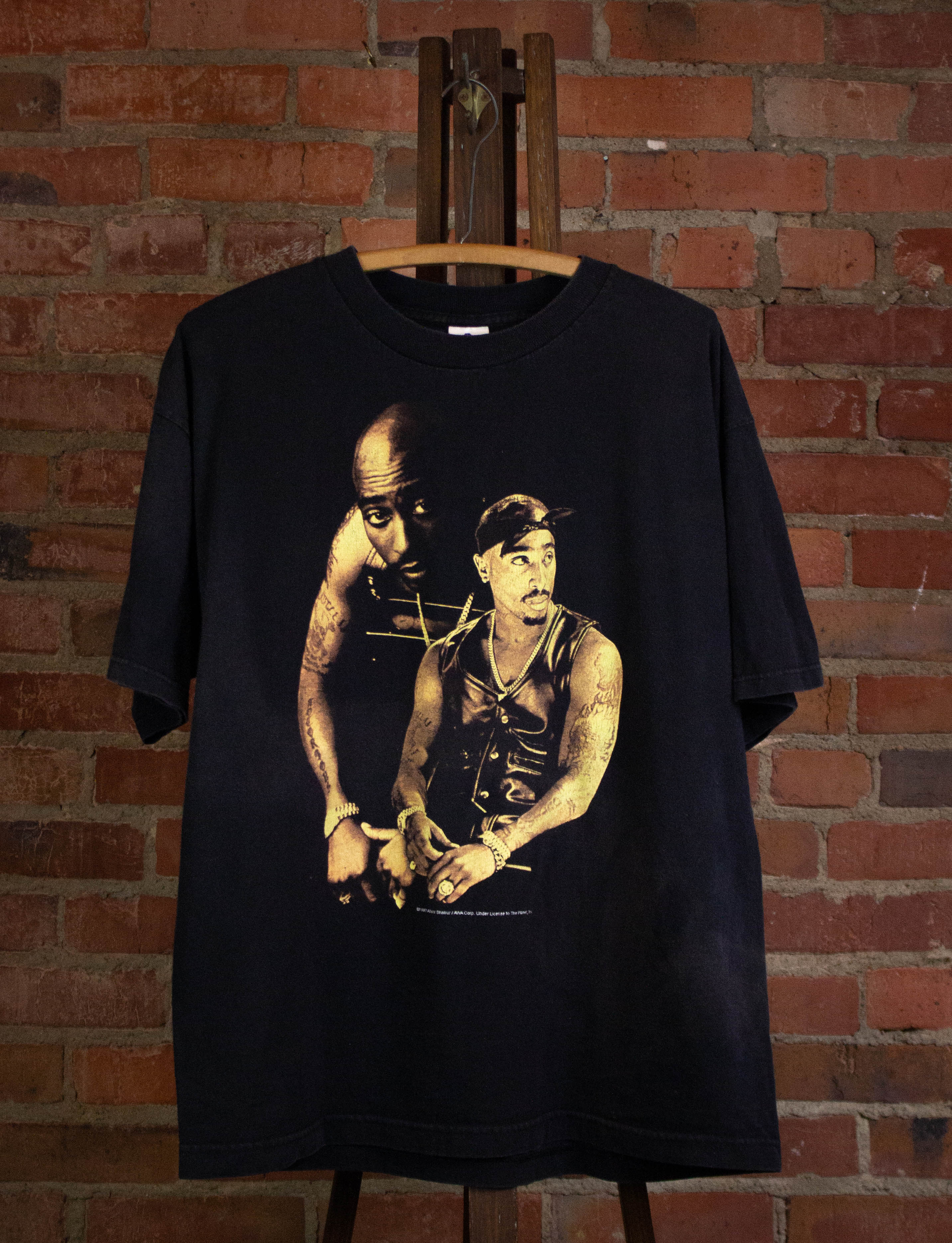 Vintage 2pac 1997 Stop The Violence Rap T Shirt Black XL – Black