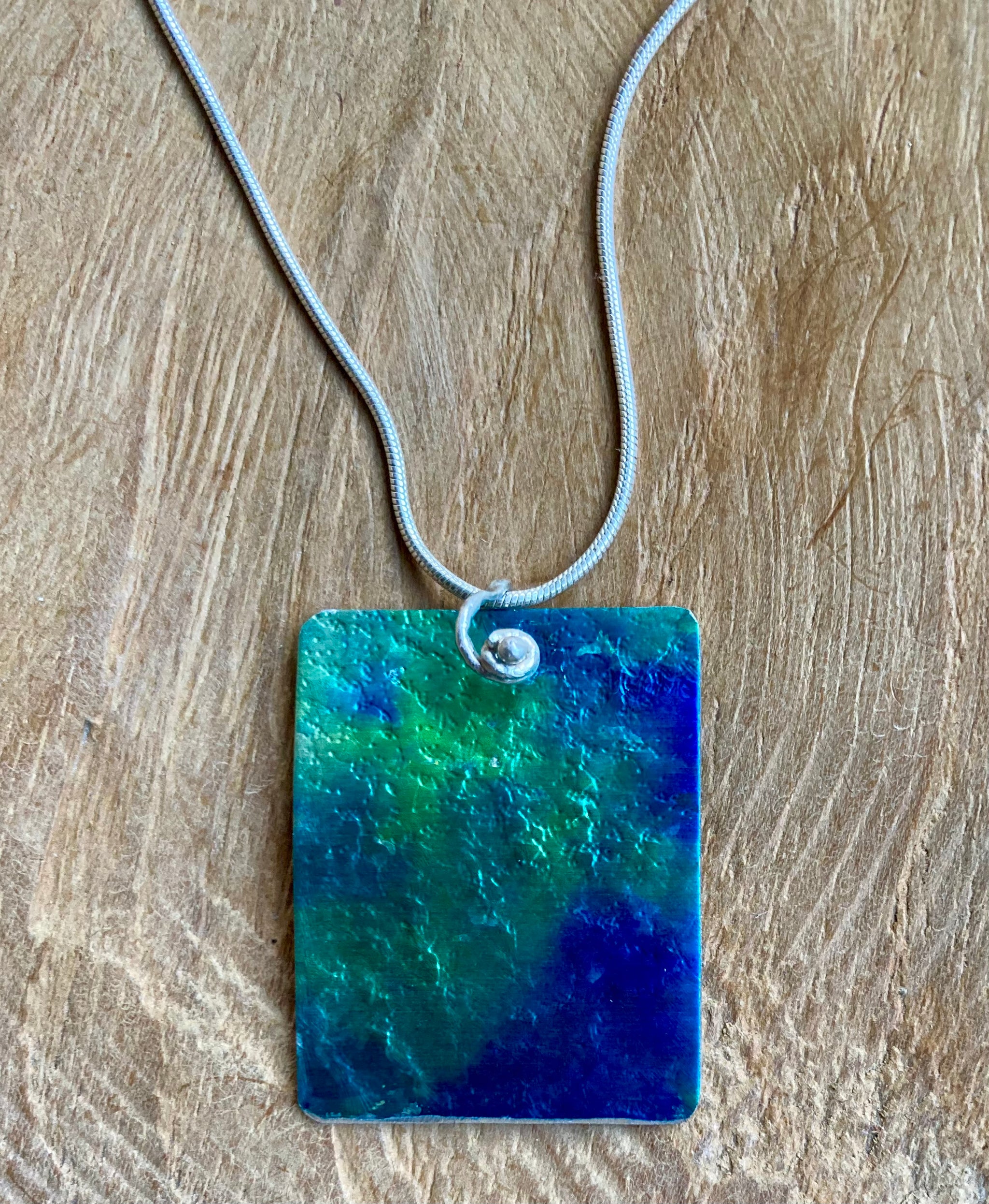 Impressions of Monet' abstract art necklace – Blink Art & Design