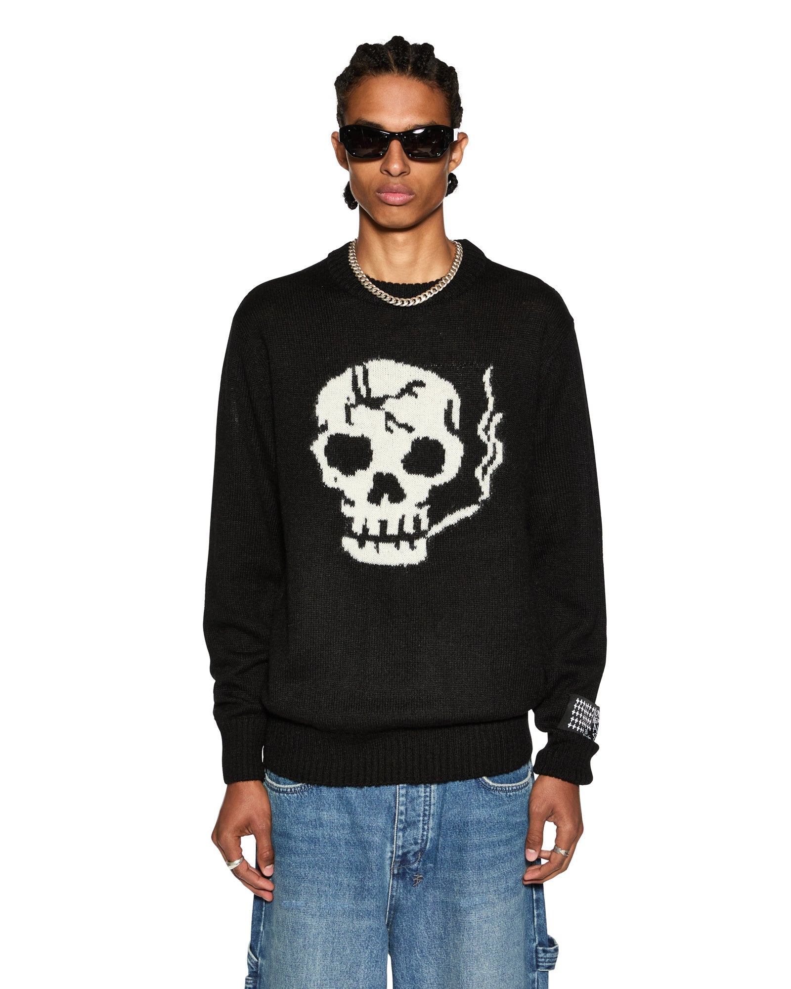 KSUBI DEAD KNIT CREW SWEATER – BLUE CITY NYC