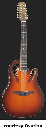 OVATION CELEBRITY DELUXE CUTAWAY SHALLOW (MODEL CC-257/CS-257) for