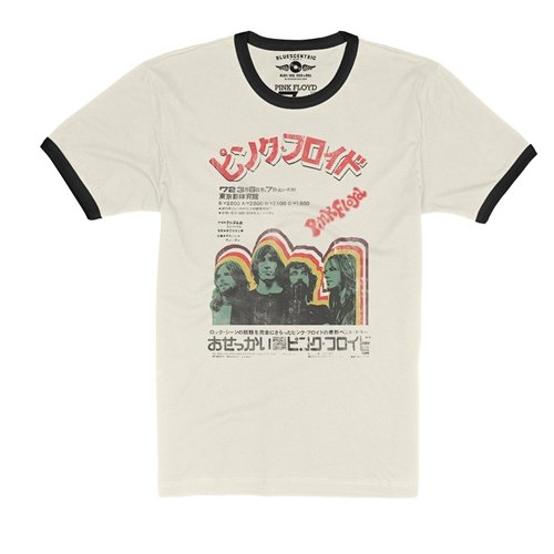 Pink Floyd Japan Vintage Concert Ringer T-Shirt – Bluescentric