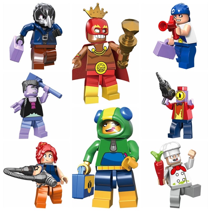 ブロールスター | 8 個セット Brawl Stars ビルディングブロックミニ