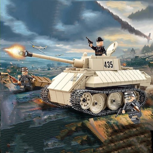 WW2 German VK 16.02 Recon Tank — Brick Block Army