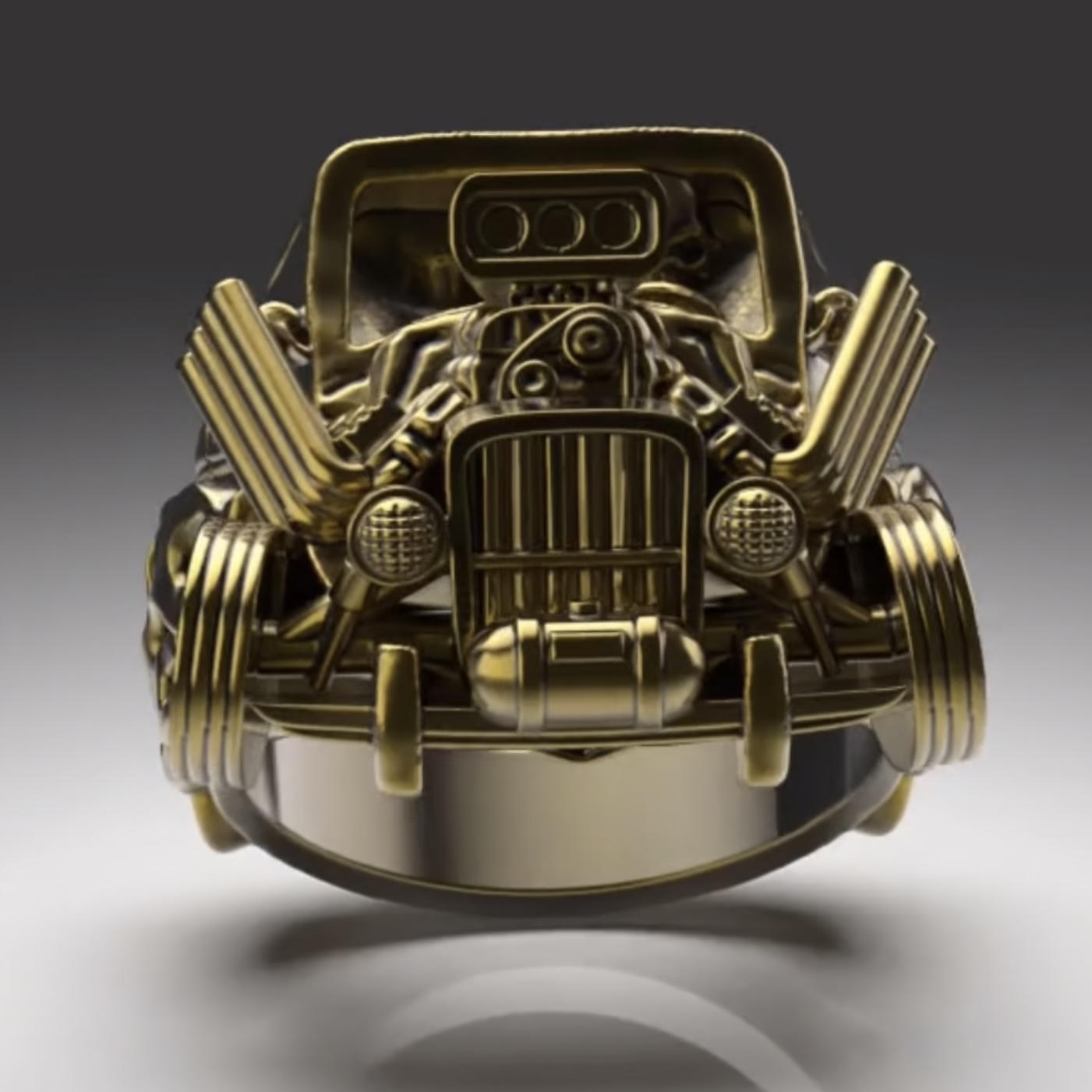 HOTROD(ホットロッド)カスタムリング 2号機 | 貴金属工房ブリコラージュ