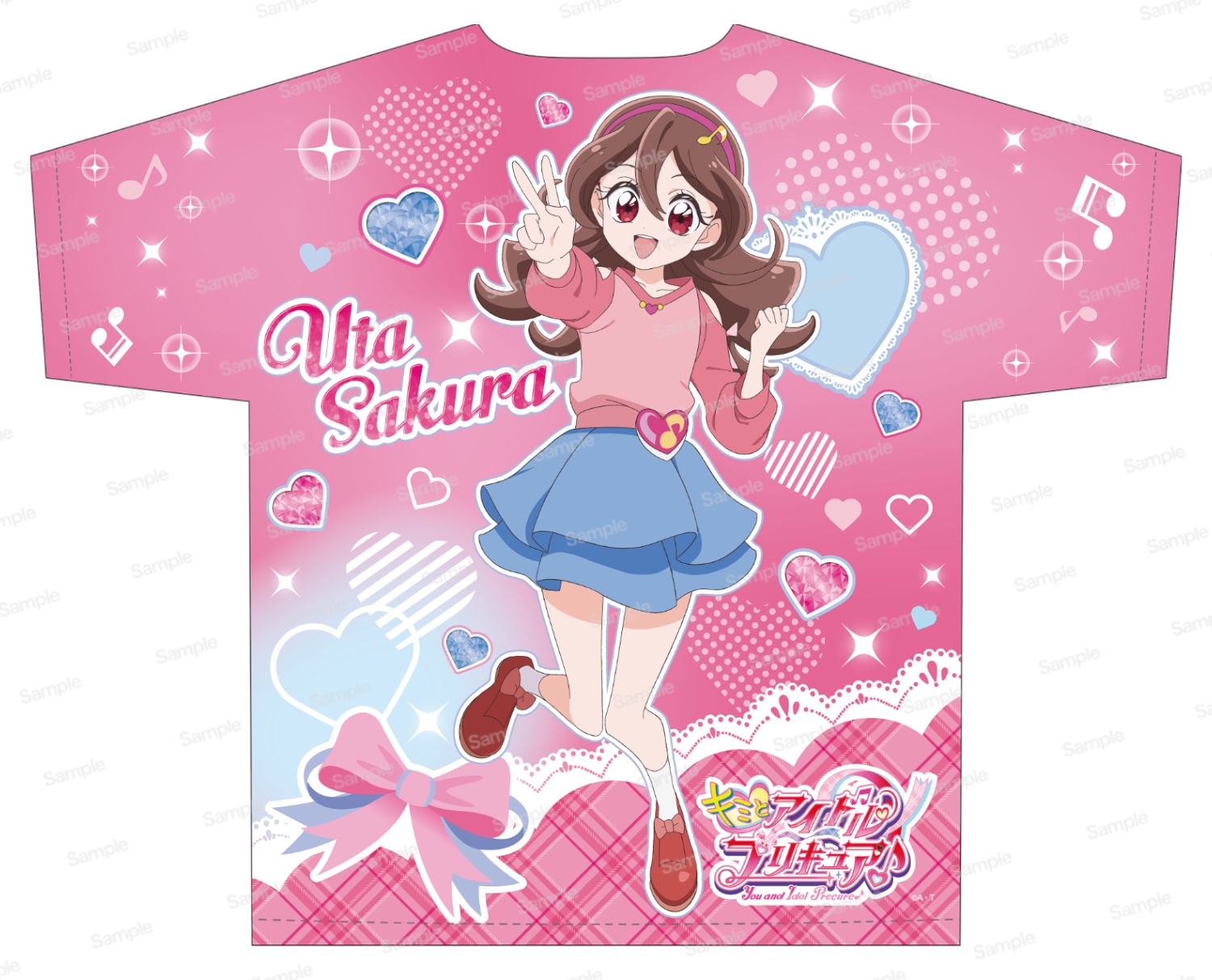 キミとアイドルプリキュア♪ フルグラフィックTシャツVol.1 キュア